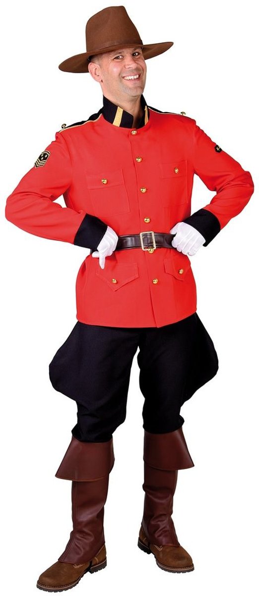 Politie & Detective Kostuum | Canadese Mounty Bereden Politie | Man | XXL | Carnaval kostuum | Verkleedkleding